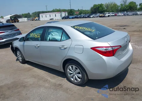 2016 Toyota Corolla Le from USA, damaged, VIN 5YFBURHE9GP414816